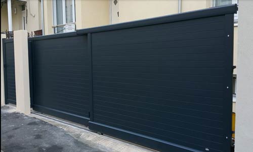 Portail et portillon gris anthracite - Sartouville 78