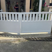 Portail sectionnel coulissant lateral a2p tuquet montmagny 95