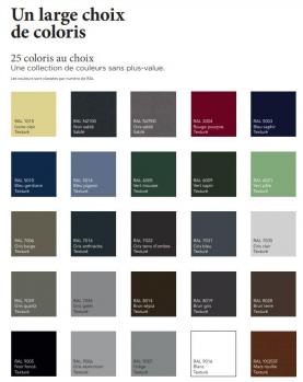 Couleurs standard portails