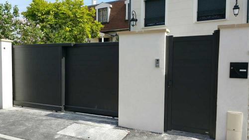 Portail deux vantaux galandage Bonneuil sur marne
