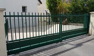 Porte escamotable deux vantaux coulissants région parisienne 95